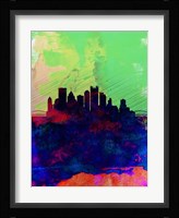 Pittsburgh Watercolor Skyline Fine Art Print