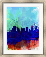 Portland Watercolor Skyline Fine Art Print