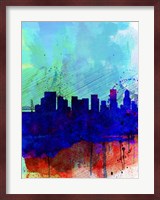 Portland Watercolor Skyline Fine Art Print