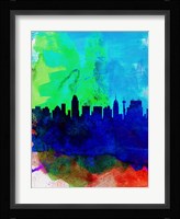 San Antonio Watercolor Skyline Fine Art Print
