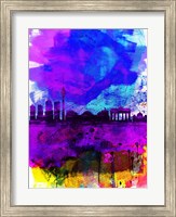 Berlin Watercolor Skyline Fine Art Print