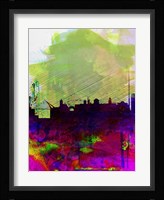 Dublin Watercolor Skyline Fine Art Print