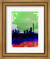 Johannesburg Watercolor Skyline Fine Art Print