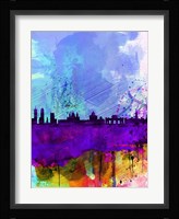 Madrid Watercolor Skyline Fine Art Print