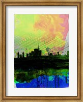 Milan Watercolor Skyline 2 Fine Art Print