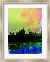 Milan Watercolor Skyline 2 Fine Art Print