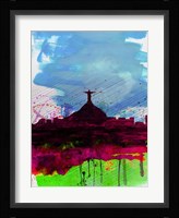 Rio Watercolor Skyline Fine Art Print