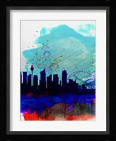 Sydney Watercolor Skyline Fine Art Print