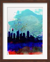 Sydney Watercolor Skyline Fine Art Print