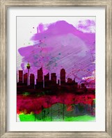 Sydney Watercolor Skyline 2 Fine Art Print