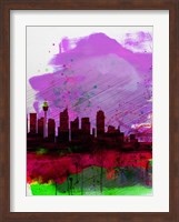 Sydney Watercolor Skyline 2 Fine Art Print