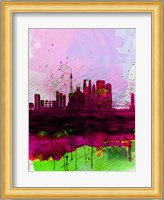 Tokyo Watercolor Skyline Fine Art Print