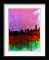 Toronto Watercolor Skyline Fine Art Print