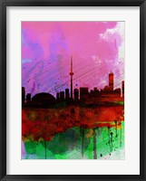 Toronto Watercolor Skyline Fine Art Print