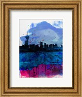 Vancouver Watercolor Skyline Fine Art Print