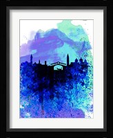 Venice Watercolor Skyline Fine Art Print