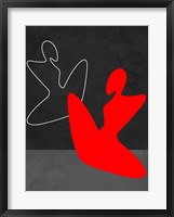 Red Girl 1 Framed Print