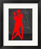 Red Couple Dance Fine Art Print