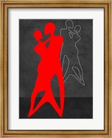 Red Couple Dance Fine Art Print