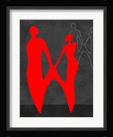 Red Couple 2 Framed Print