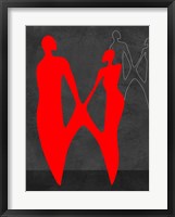Red Couple 2 Framed Print