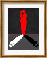 Red Kiss Shadow Fine Art Print