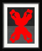 Red Kiss 1 Framed Print