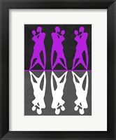 Purple and White Dance Fine Art Print