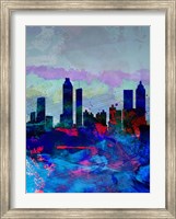 Atlanta Watercolor Skyline Fine Art Print