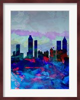 Atlanta Watercolor Skyline Fine Art Print