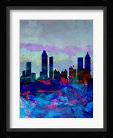 Atlanta Watercolor Skyline Fine Art Print