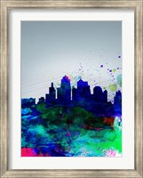 Kansas City Watercolor Skyline Fine Art Print