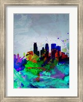 Minneapolis Watercolor Skyline Fine Art Print