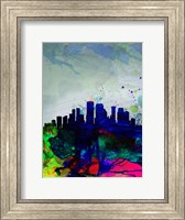 New Orleans Watercolor Skyline Fine Art Print