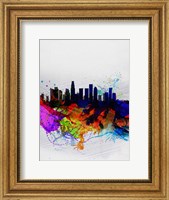 Los Angeles  Watercolor Skyline 2 Fine Art Print