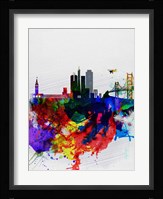 San Francisco Watercolor Skyline 1 Fine Art Print