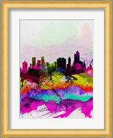 Tulsa Watercolor Skyline Fine Art Print