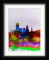 Providence Watercolor Skyline Fine Art Print
