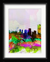 Buffalo Watercolor Skyline Fine Art Print