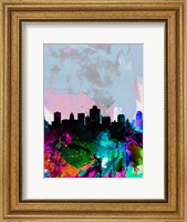 Salt Lake City Watercolor Skyline Fine Art Print