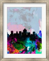 Salt Lake City Watercolor Skyline Fine Art Print