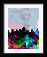 Salt Lake City Watercolor Skyline Fine Art Print