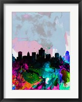 Salt Lake City Watercolor Skyline Fine Art Print