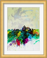 Beijing Watercolor Skyline Fine Art Print