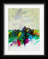 Beijing Watercolor Skyline Fine Art Print