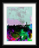 Florence Watercolor Skyline Fine Art Print
