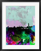 Florence Watercolor Skyline Fine Art Print