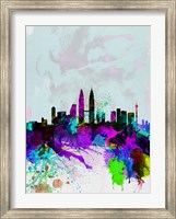 Kuala Lumpur Watercolor Skyline Fine Art Print