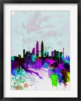 Kuala Lumpur Watercolor Skyline Fine Art Print