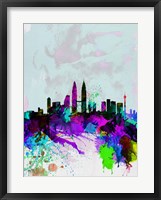 Kuala Lumpur Watercolor Skyline Fine Art Print